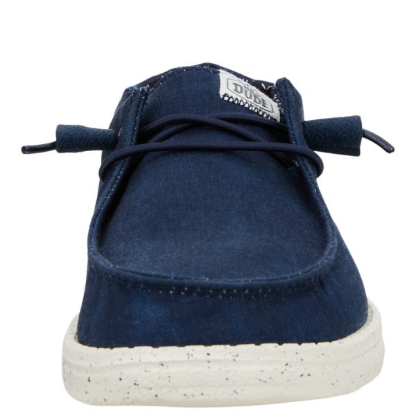 Wendy Stretch Canvas - Navy