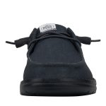 Wendy Stretch Canvas Wide - Black/Black
