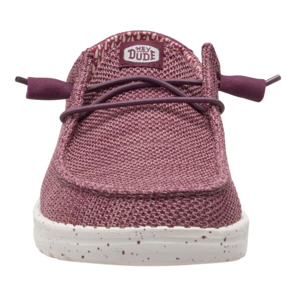 Wendy Stretch Sox - Burgundy