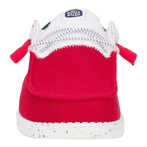 Wally Tri Varsity Mesh - Red/Navy - Image 4