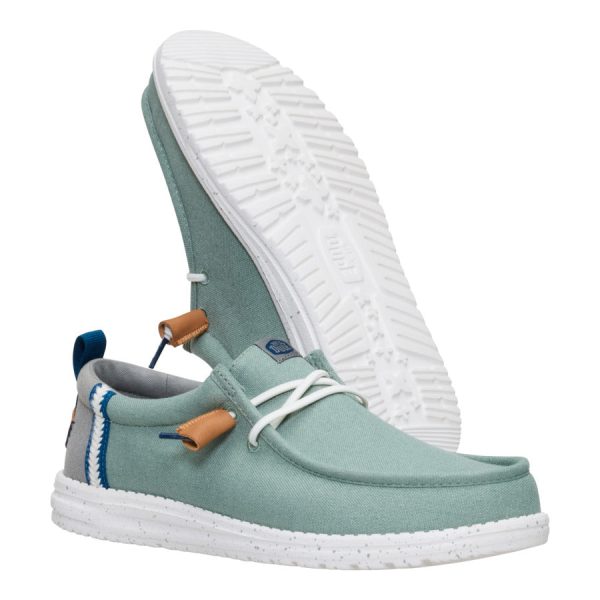 Wally Craft Linen - Iceberg Green/Moon Grey