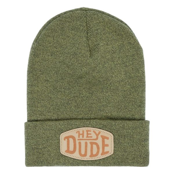 HEYDUDE Patch Beanie - Pine