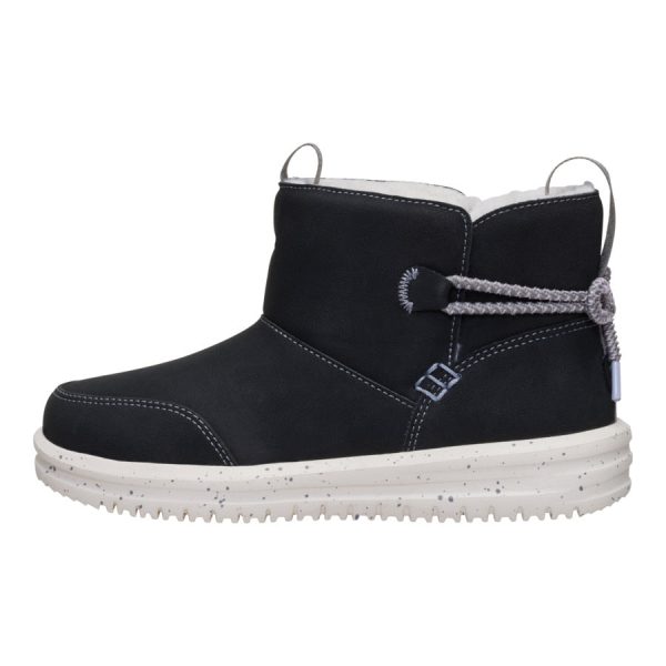 Camden Bow Boot Youth Cozy - Black