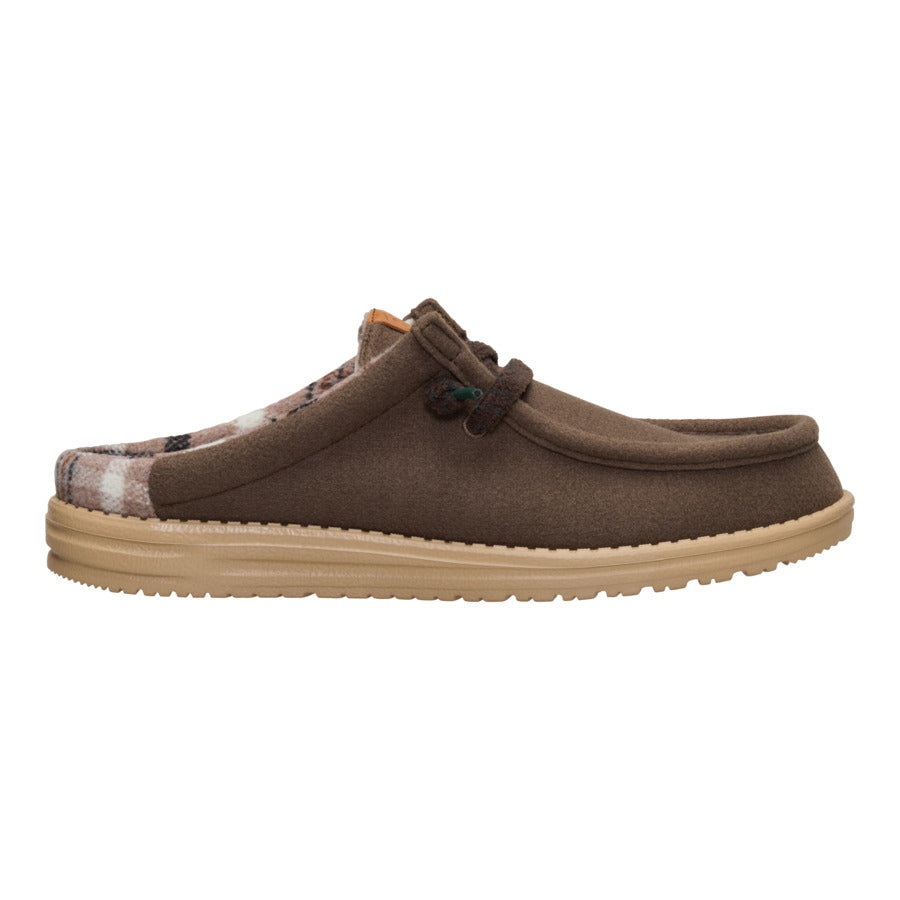 Wally Slip Cozy Plaid - Major Brown/Multi - Image 8