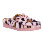 Wendy Slipper Leo Fur - Pink/Multi